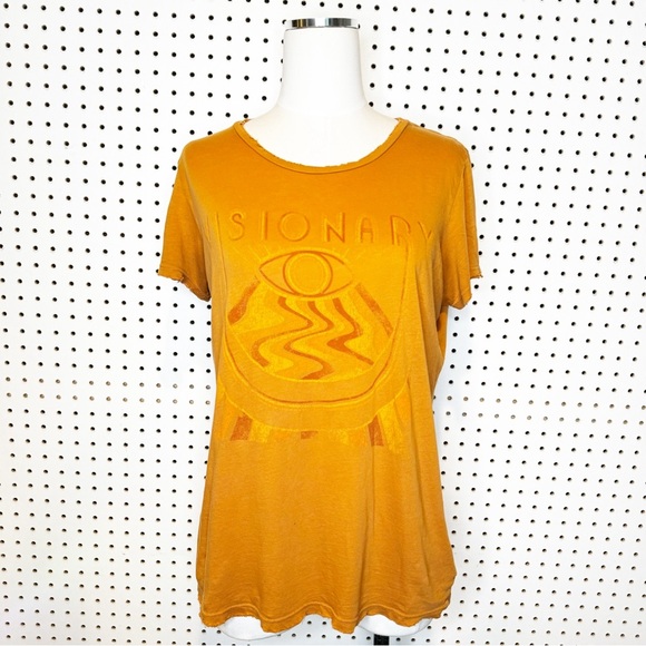 Dazey LA | "Visionary" Distressed Graphic Tee, "Dreamer & Doer" Collection Sz. L - Picture 5 of 12